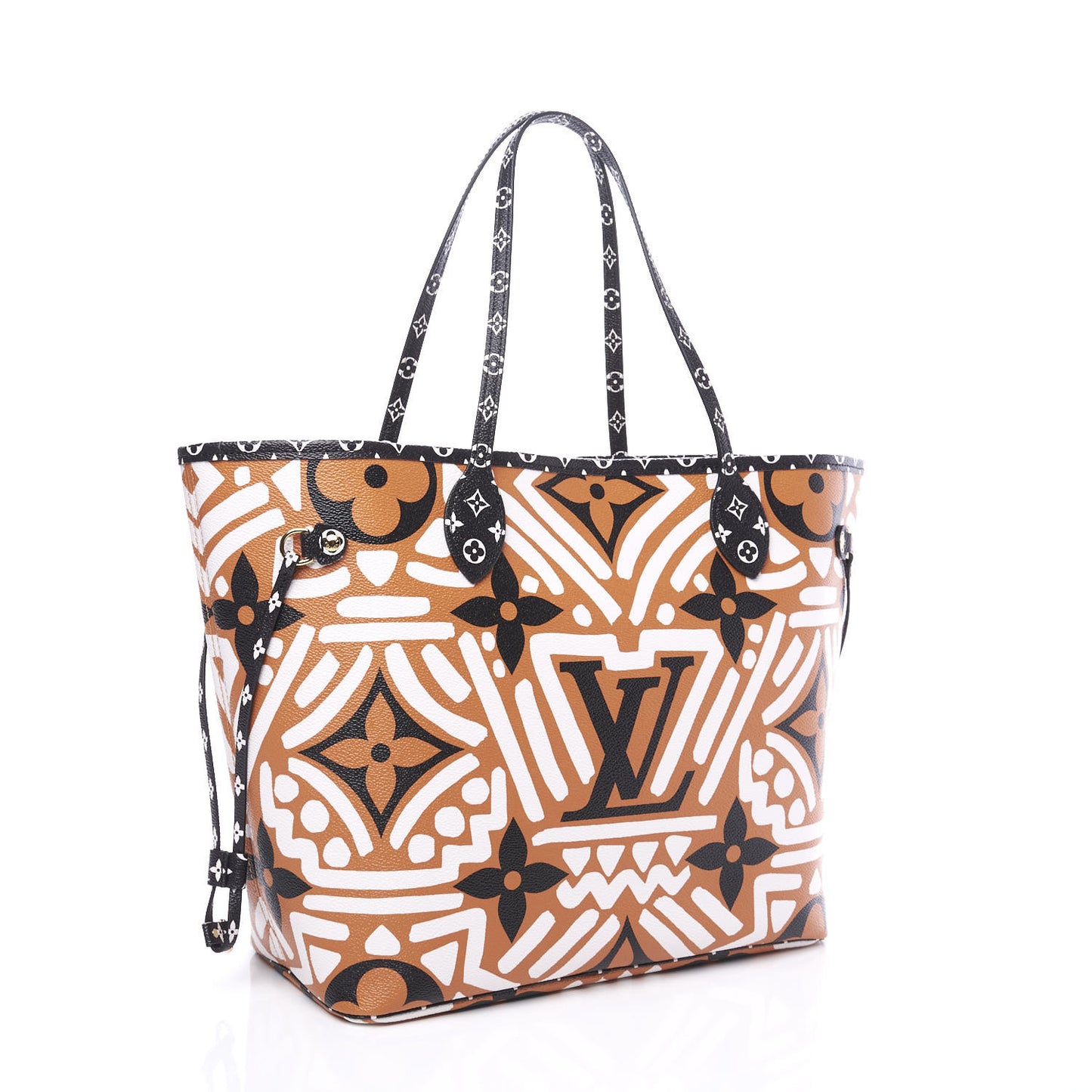 Monogram Giant Crafty Neverfull MM Creme Caramel