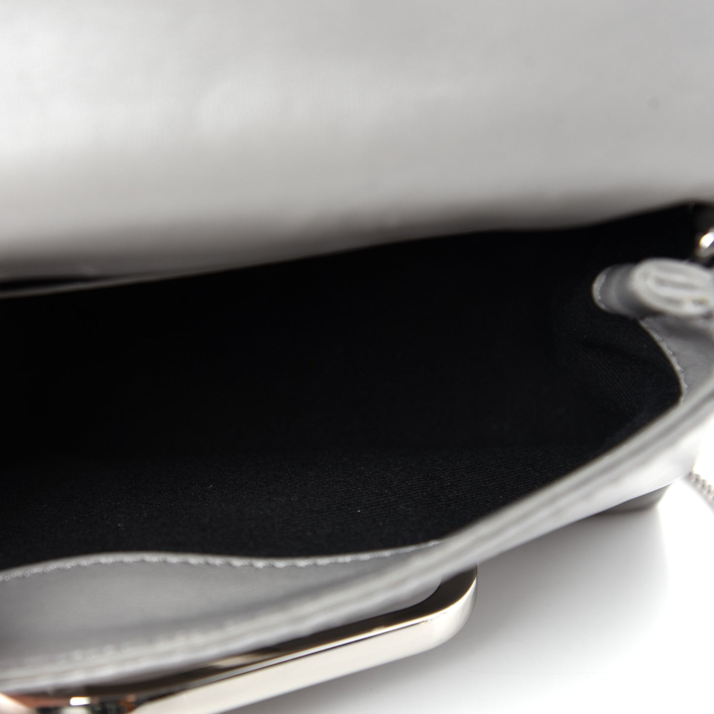 Calfskin Micro Alix Crossbody Bag Cement