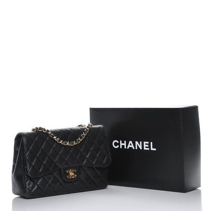 Chanel Caviar Quilted Jumbo Single Flap Black 12 of 12