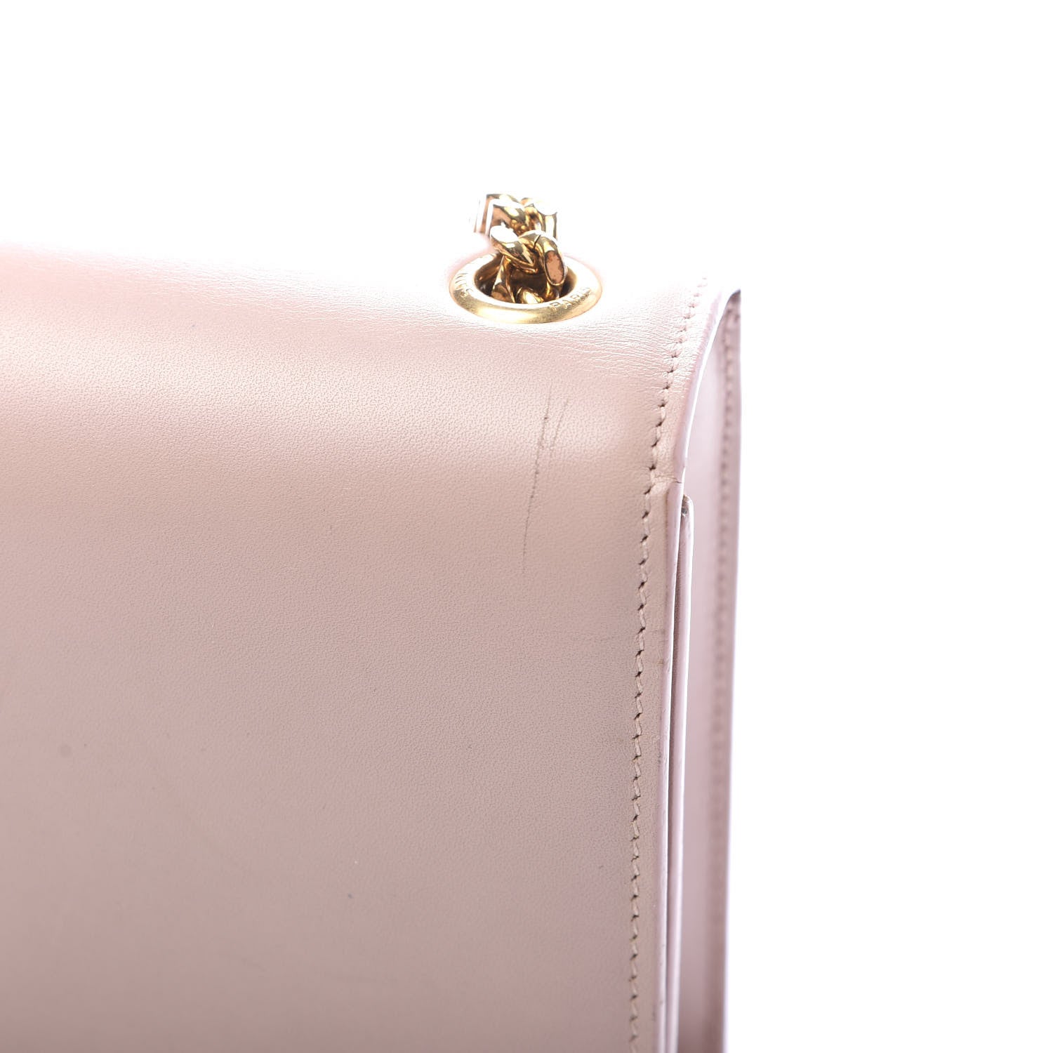 Saint Laurent Smooth Calfskin Medium Classic Monogram Kate Tassel Satchel Pink 7 of 9