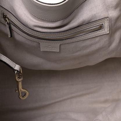 Gucci Pebbled Calfskin Medium Soho Shoulder Bag Off White 4 of 4