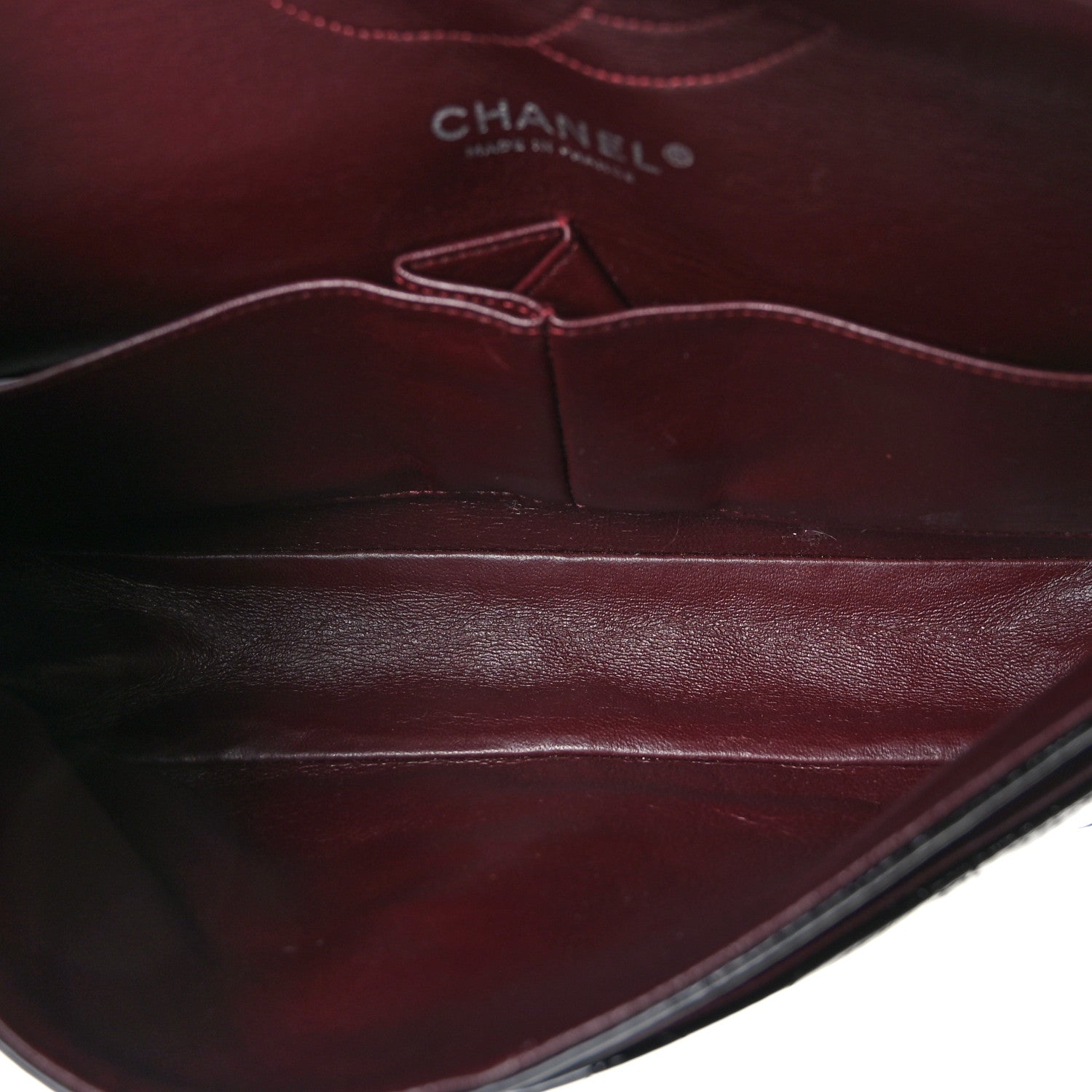 Chanel Crumpled Patent Quilted Medium Double Flap Black 5 of 9