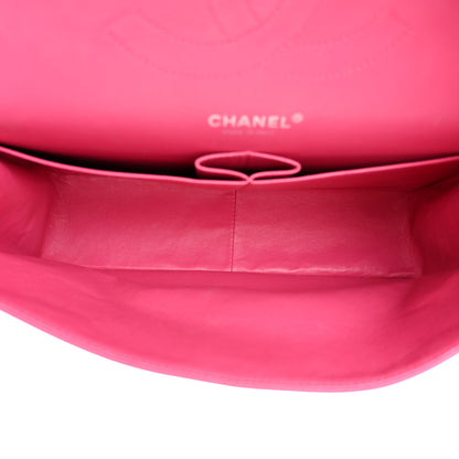 Chanel Patent Quilted Jumbo Double Flap Pink 5 of 22