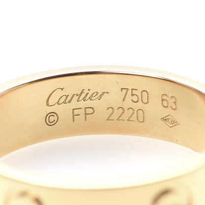 Cartier 18K Yellow Gold 6mm LOVE Ring 63 10.25 4 of 4