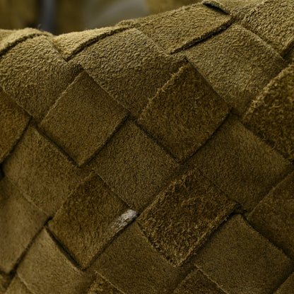 Bottega Veneta Suede Intrecciato Large Hop Mud 11 of 12