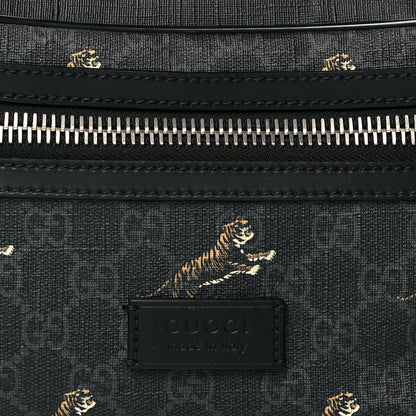 Gucci Soft GG Supreme Monogram Tigers Belt Bag Black Multicolor 7 of 11
