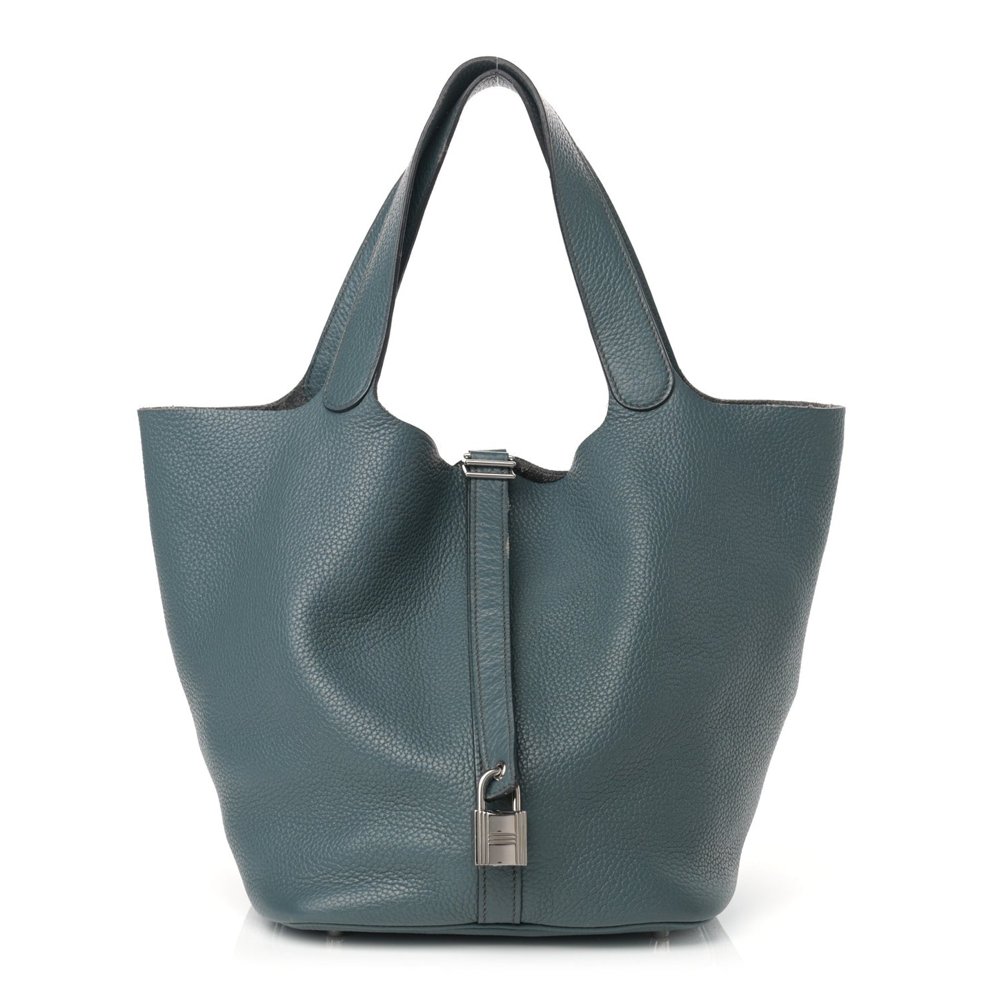 Taurillon Clemence Picotin Lock 26 GM Bleu Orage