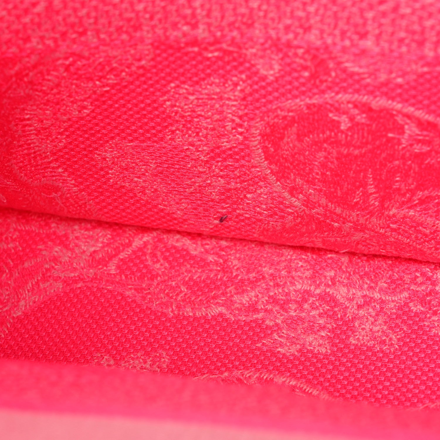 Christian Dior Canvas Embroidered Medium Toile De Jouy Reverse Book Tote Fluorescent Pink 14 of 17