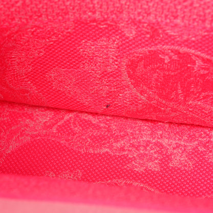 Christian Dior Canvas Embroidered Medium Toile De Jouy Reverse Book Tote Fluorescent Pink 14 of 17