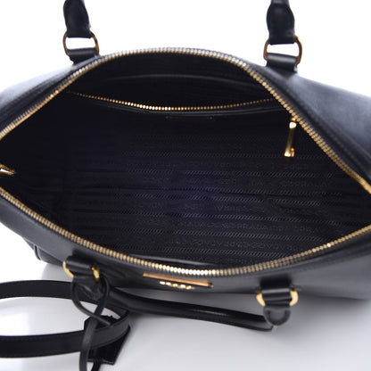 Prada Saffiano Lux Bowler Black 5 of 9