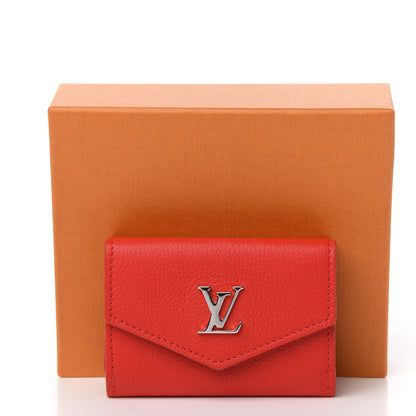 Louis Vuitton Calfskin Lockmini Wallet Kabuki 7 of 7