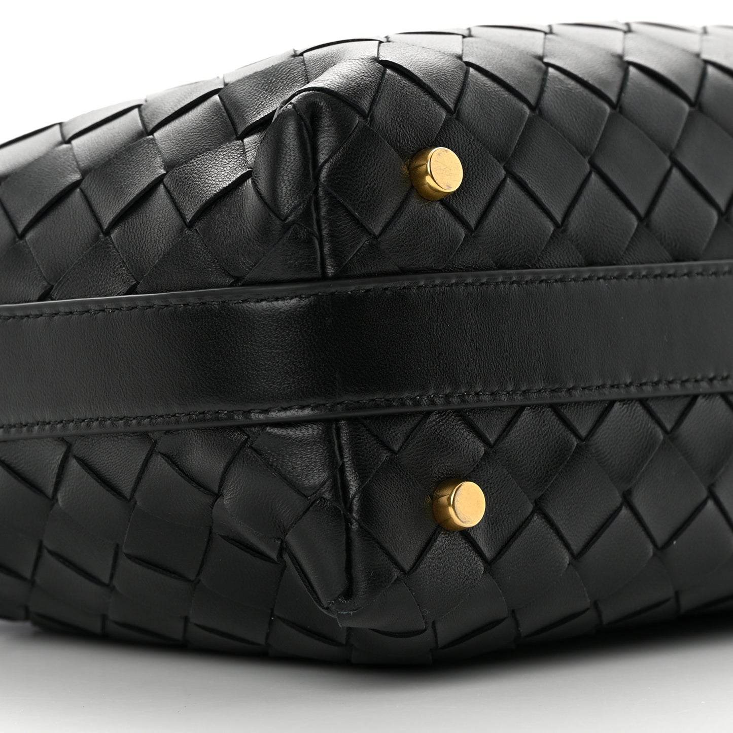 Calfskin Nappa Intrecciato Mini Wallace Black