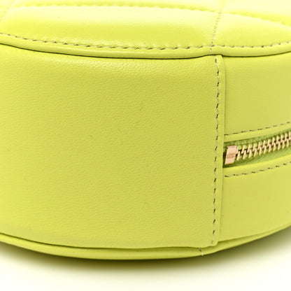 Chanel Lambskin Quilted Chanel 19 Round Clutch With Chain Yellow 8 of 8