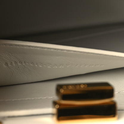 Fendi Vitello Seta Nappa Plexiglass Bi-Color Small Peekaboo I SEE U Satchel White Ice Sand 8 of 10