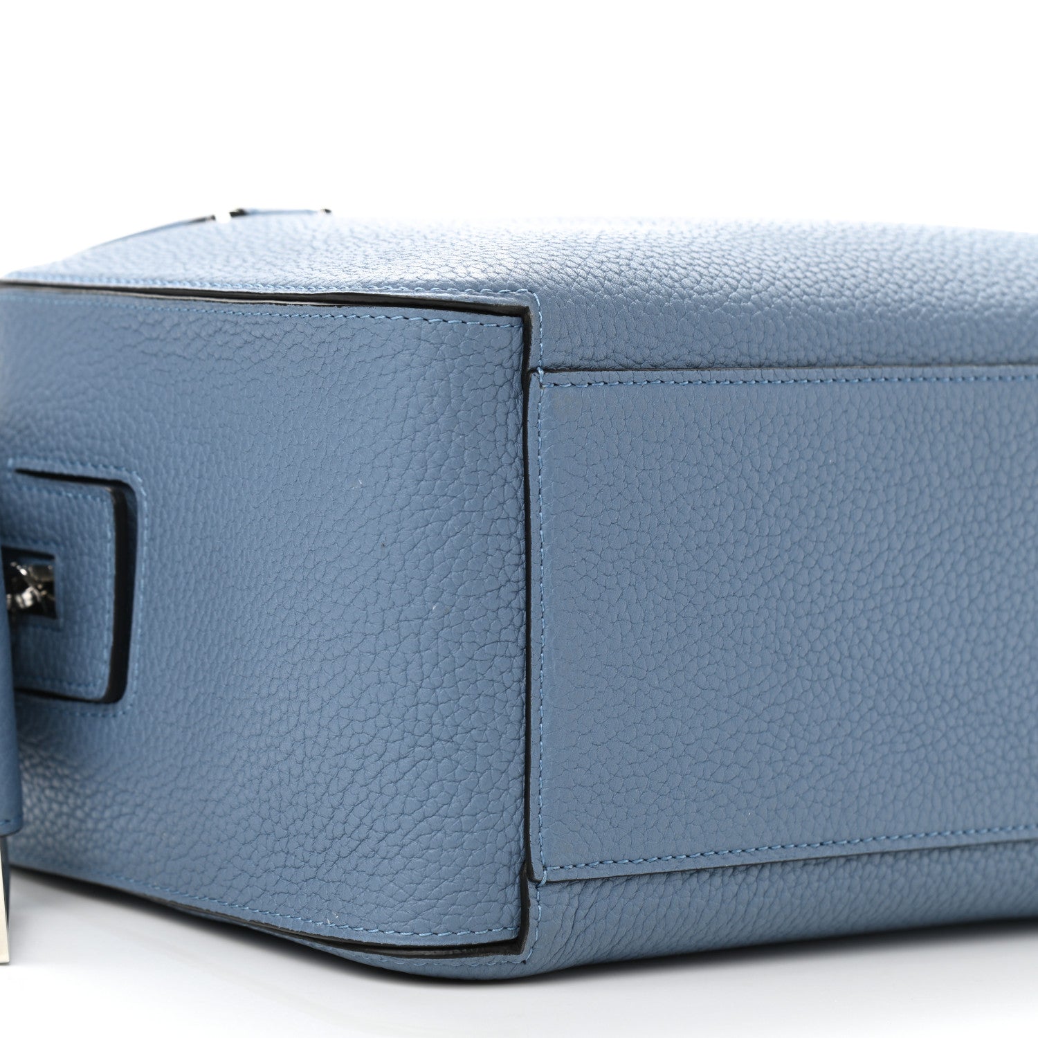 Delvaux Taurillon Soft Nano Cool Box Satchel Pacific 8 of 10