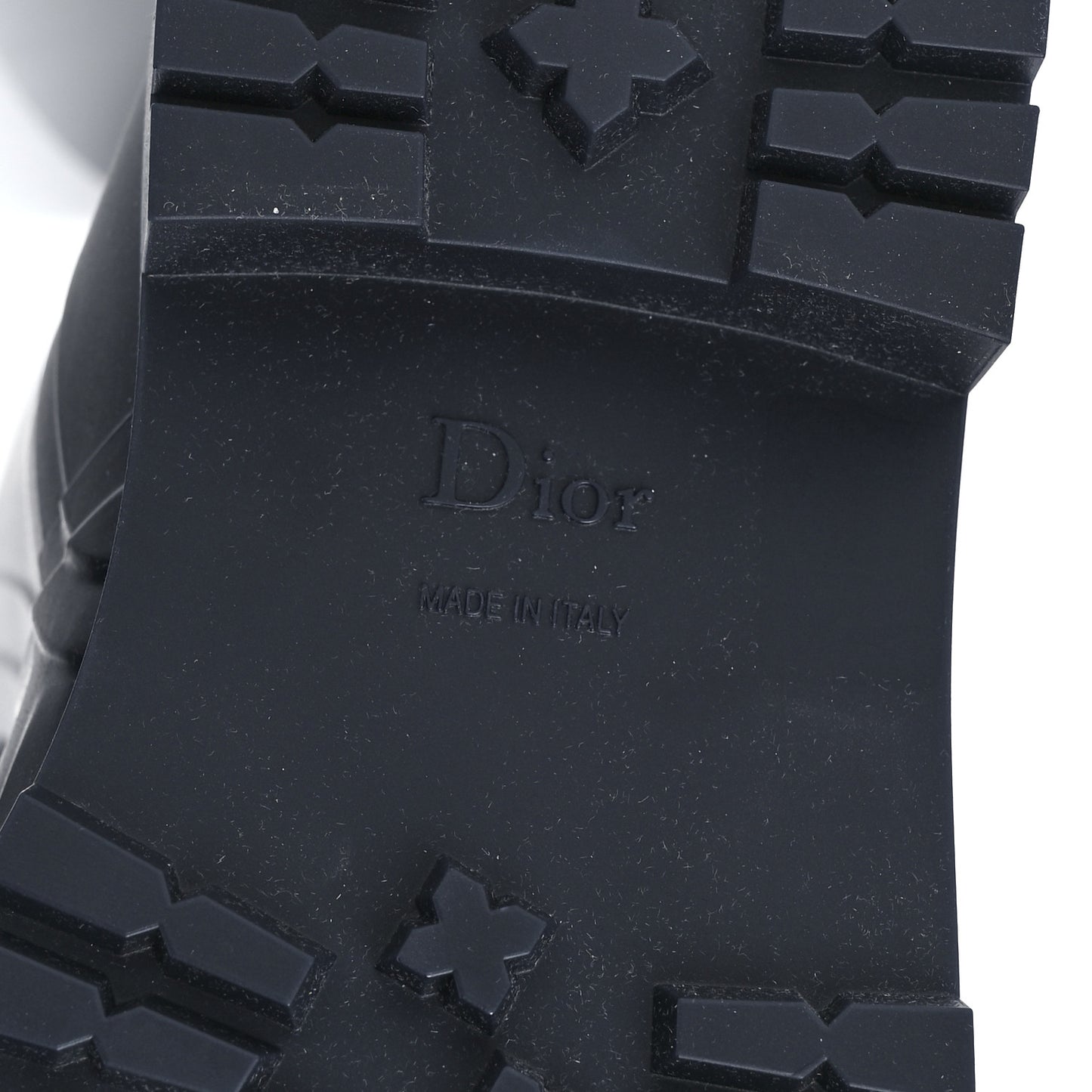 Rubber Diorcamp Low Boots 36 Indigo