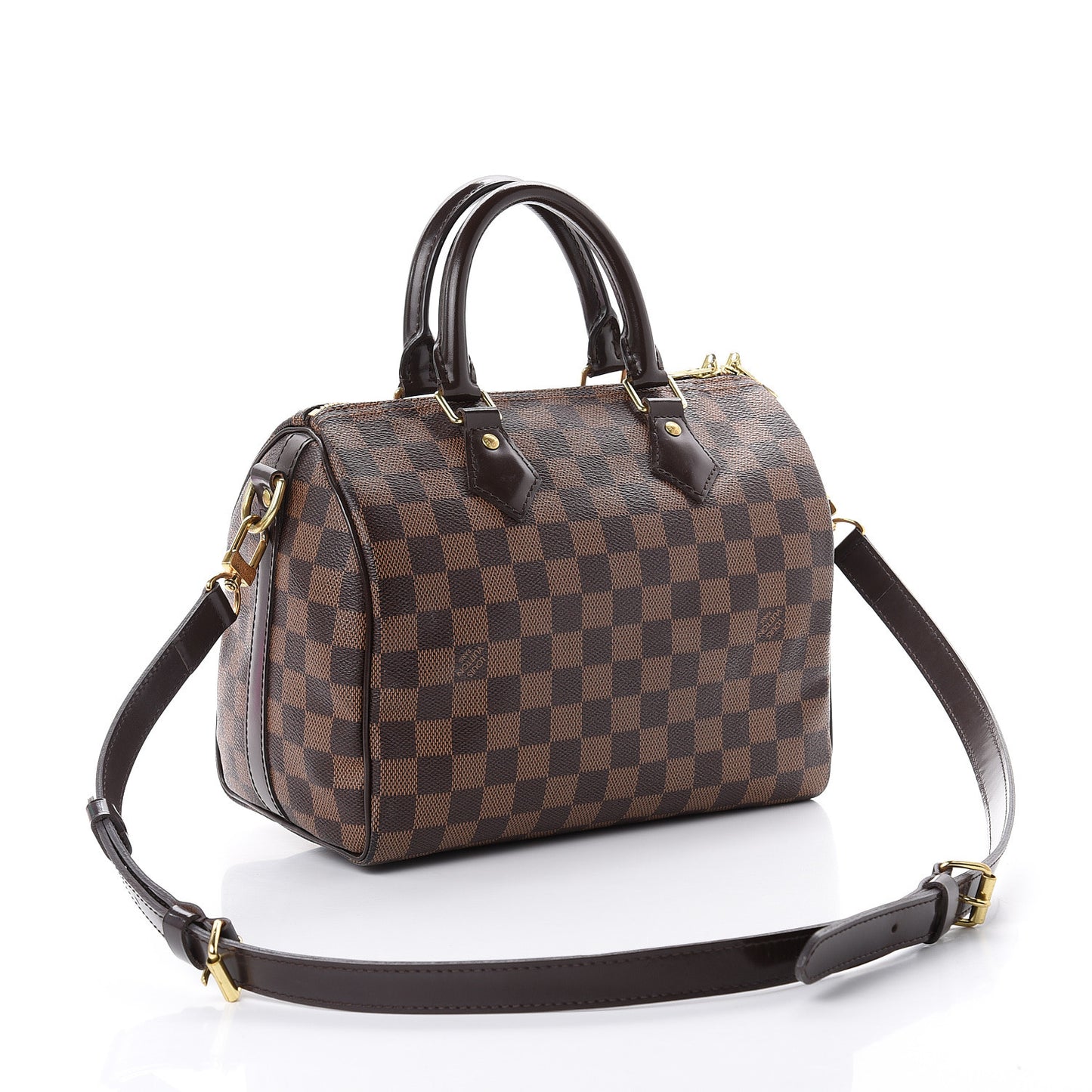 Damier Ebene Speedy Bandouliere 25