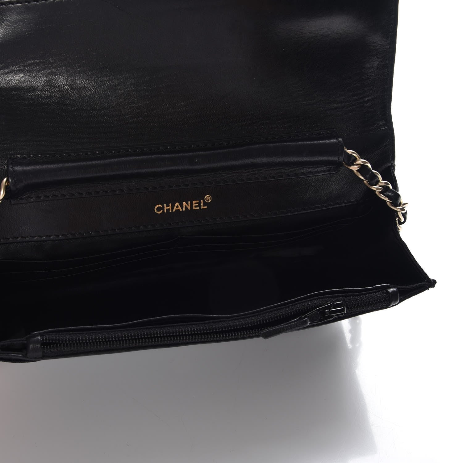 Chanel Nylon Travel Wallet On Chain WOC Black 5 of 9