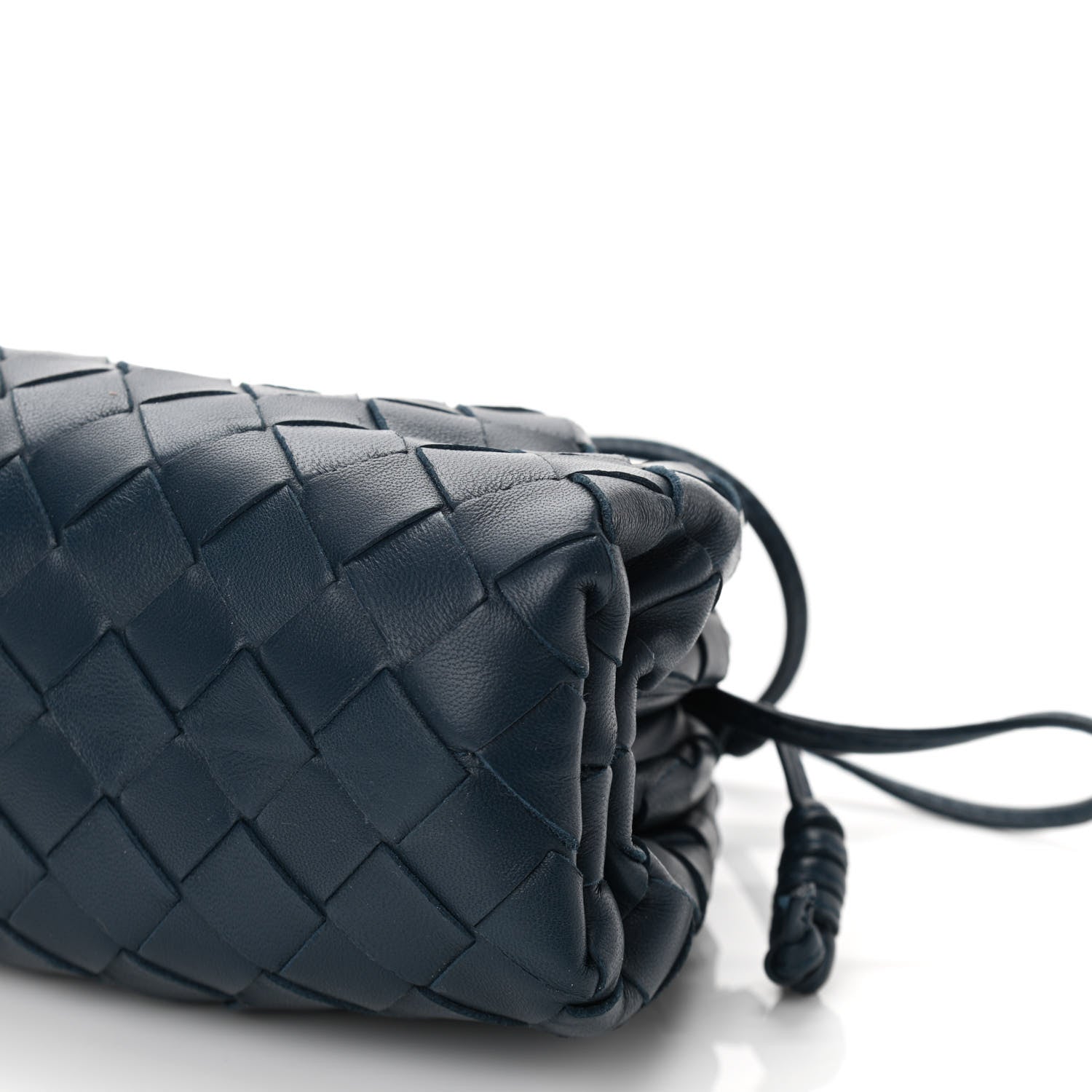 Bottega Veneta Nappa Intrecciato The Mini Pouch Deep Blue 9 of 9