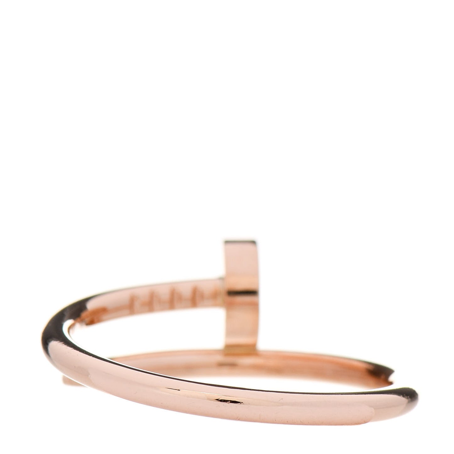 18K Pink Gold Small Juste Un Clou Ring 51 5.75