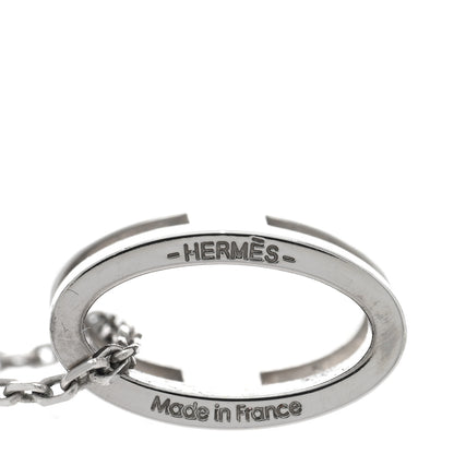 Hermes Palladium Mini Pop H Pendant Necklace White 5 of 6