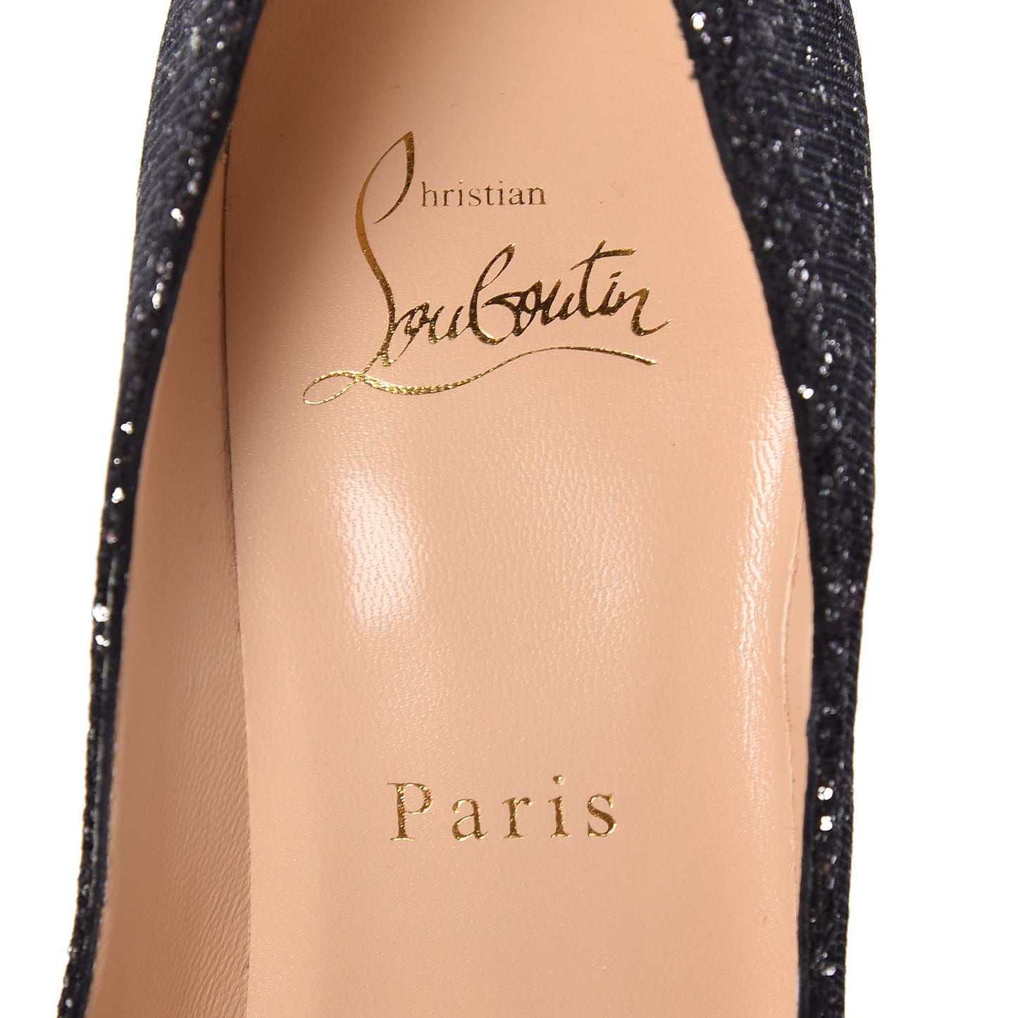 Glitter Resille Pigalle Follies 100 Pumps 36.5 Black