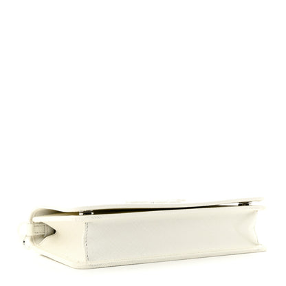 Prada Saffiano Lux Crossbody Bag White 4 of 12