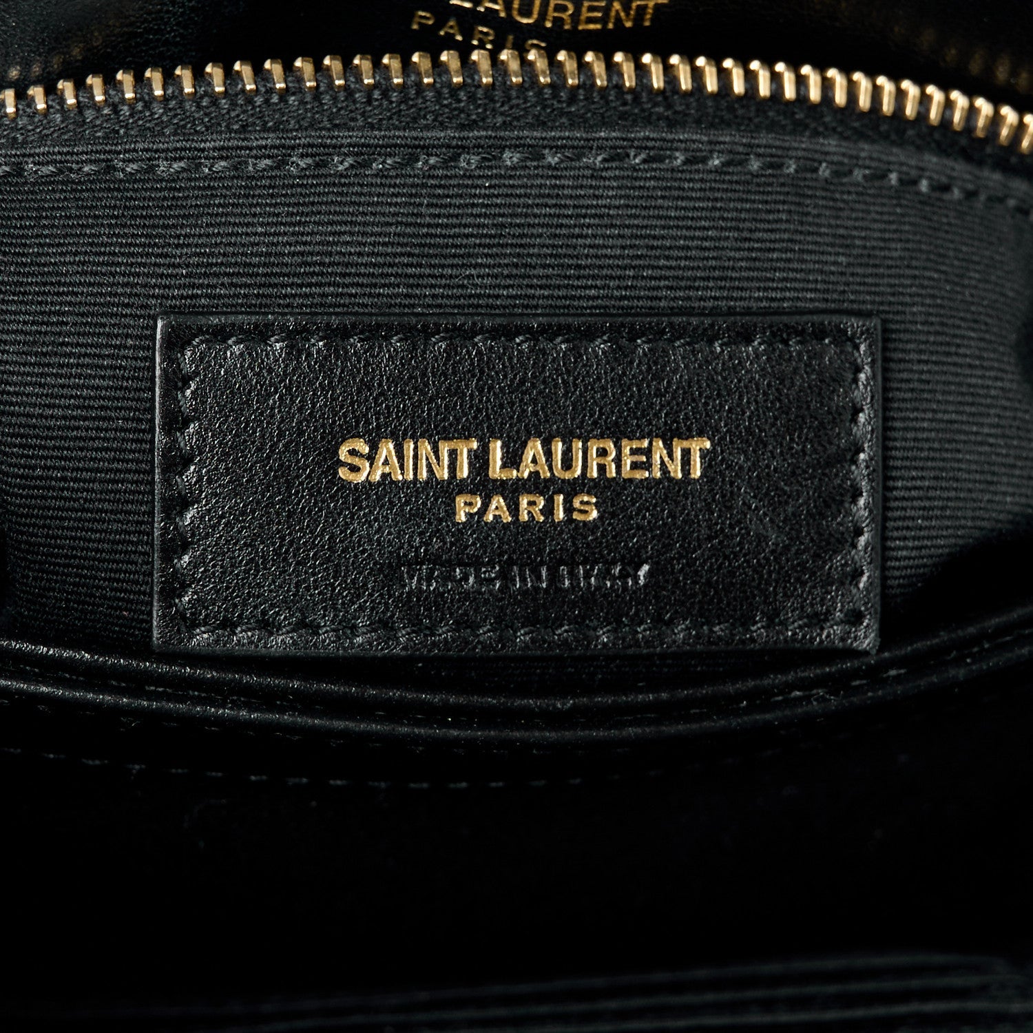Saint Laurent Calfskin Y Quilted Monogram Toy Loulou Crossbody Bag Black 7 of 11