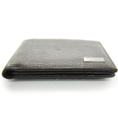 FASHIONPHILE SALVATOREFERRAGAMOMensStampedCalfskinRevivalBi-FoldWalletBrown 4 of 7
