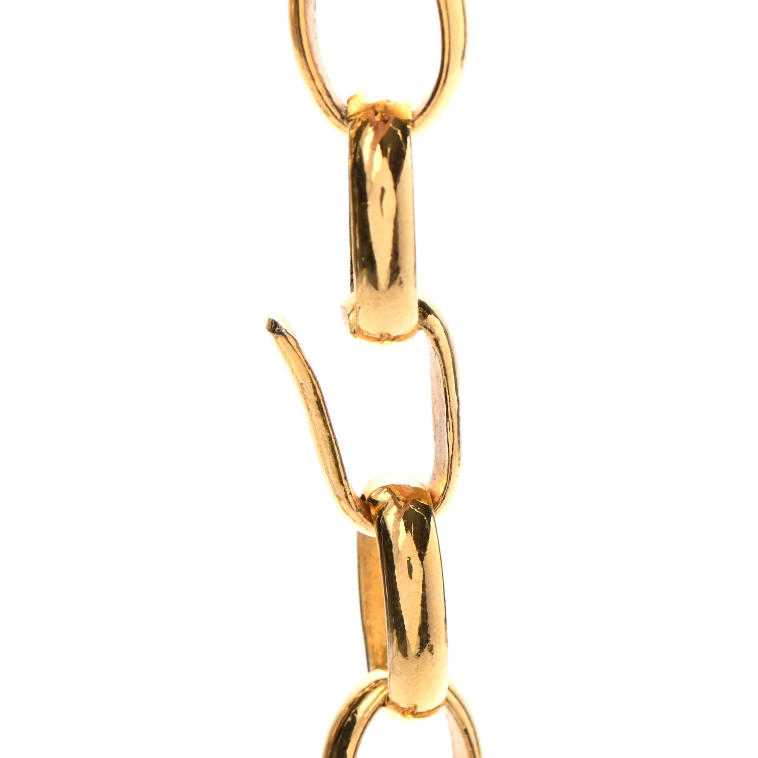 Chanel Coco Chanel Logo Necklace Gold 5 of 8