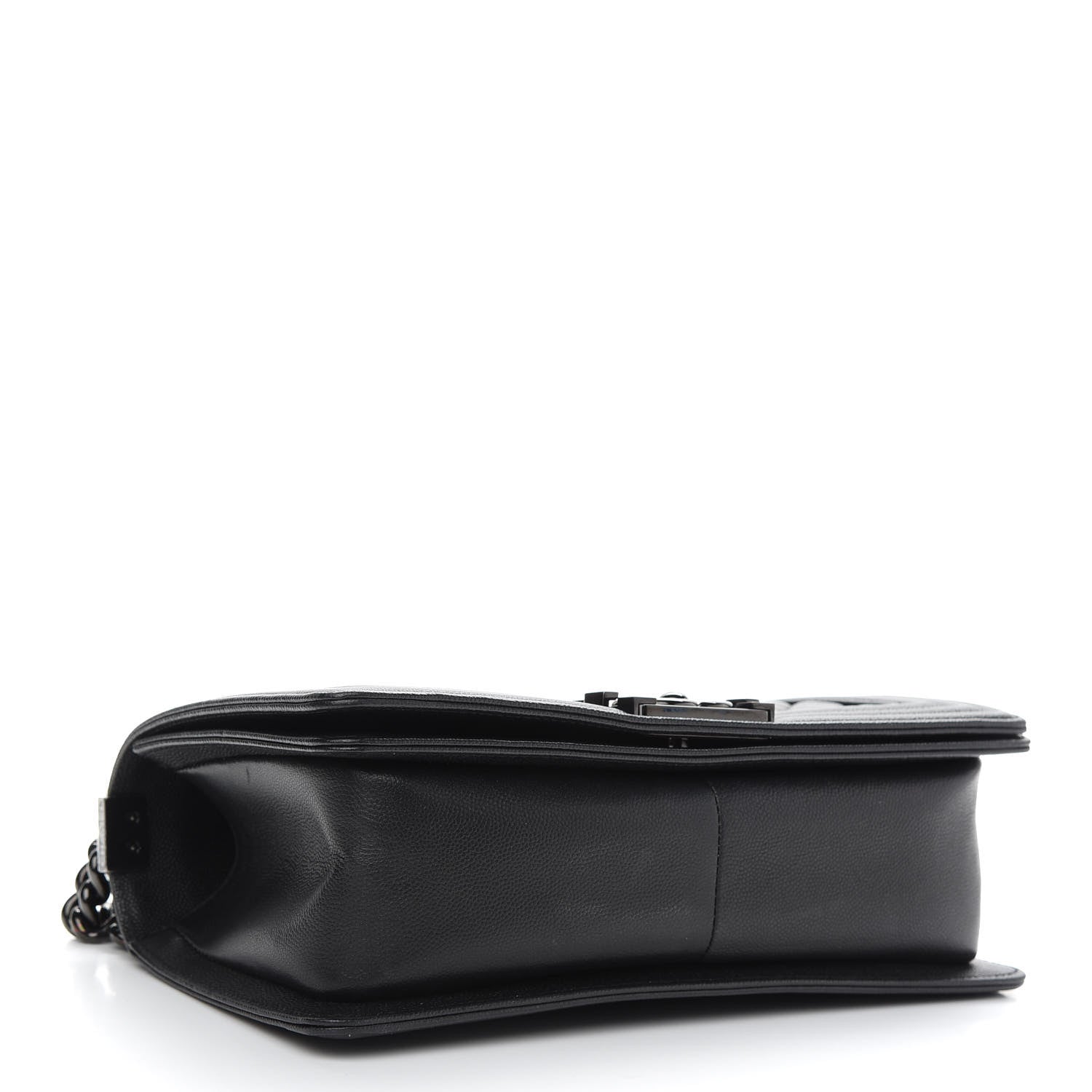 Chanel Caviar Quilted Medium Boy Flap So Black 4 of 9