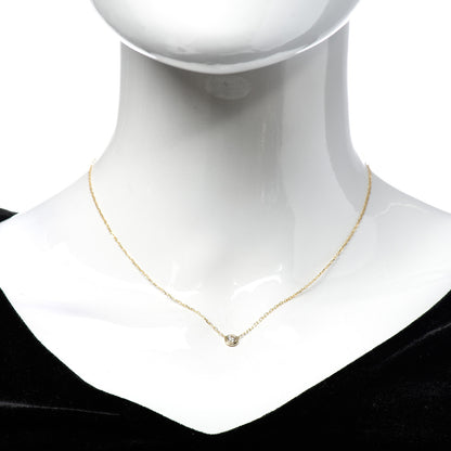 Cartier 18K Yellow Gold Diamond LM D'Amour Pendant Necklace 2 of 5