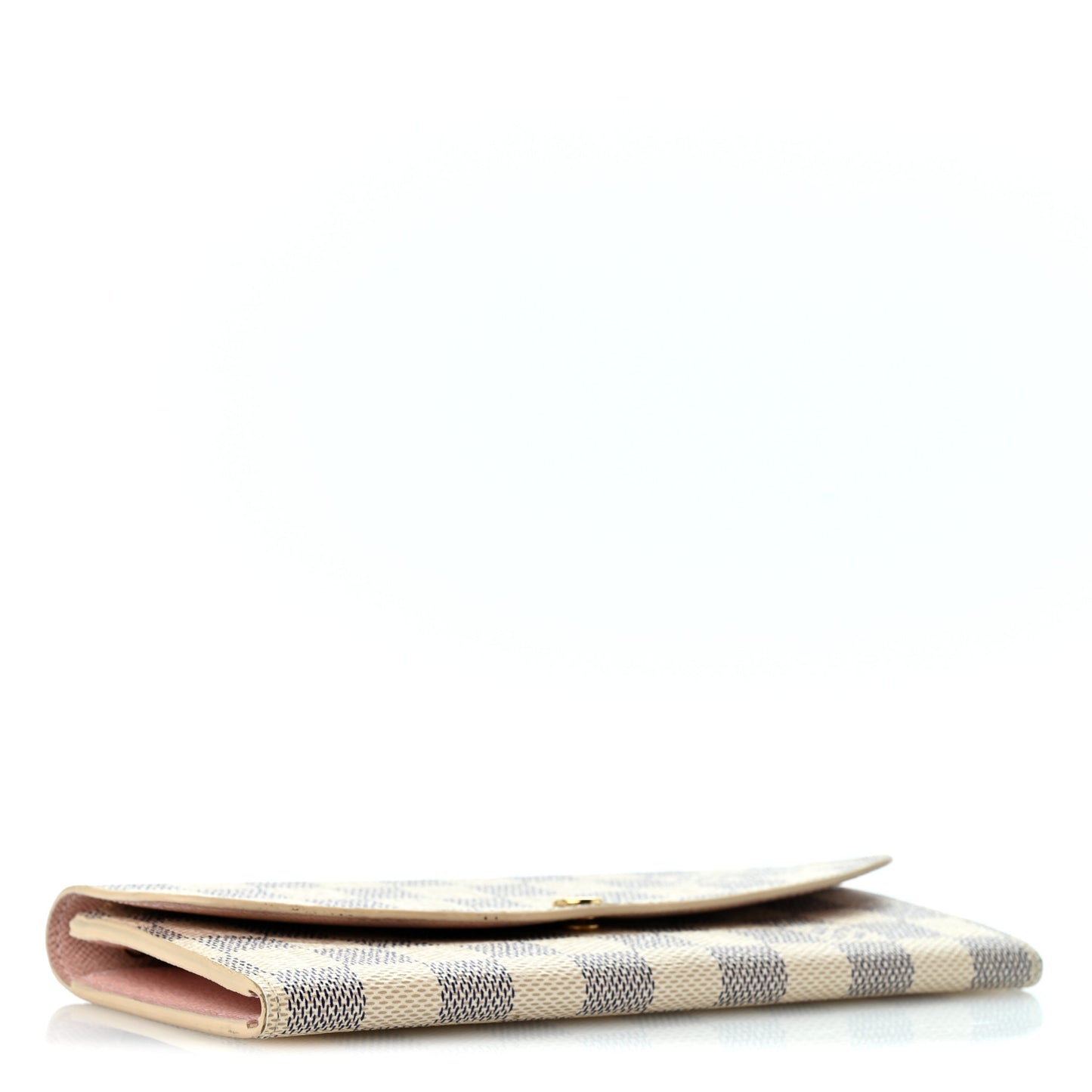 Damier Azur Emilie Wallet Rose Ballerine