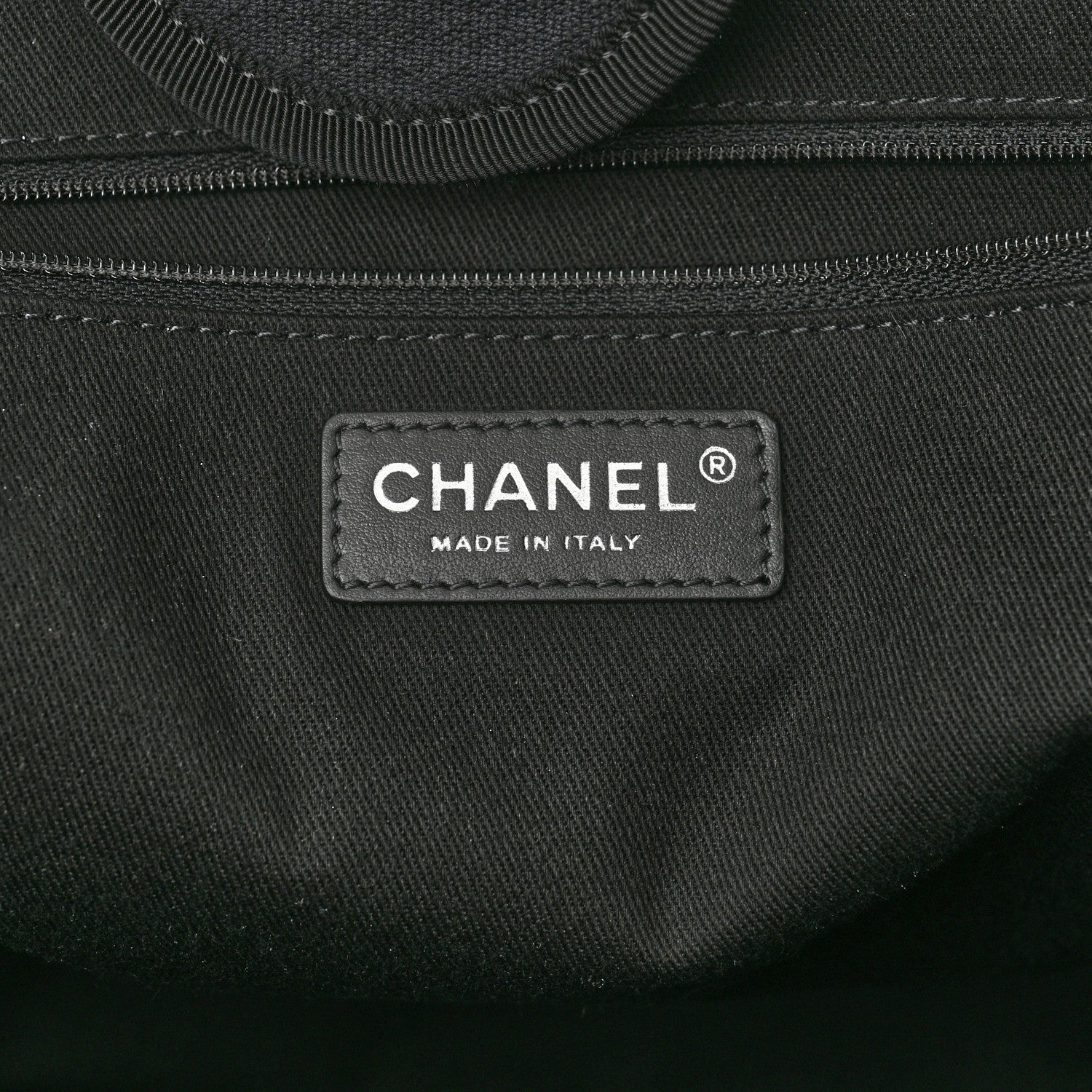Chanel Mixed Fibers Small Deauville Tote Black 6 of 10