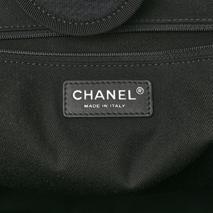 Chanel Mixed Fibers Small Deauville Tote Black 6 of 10