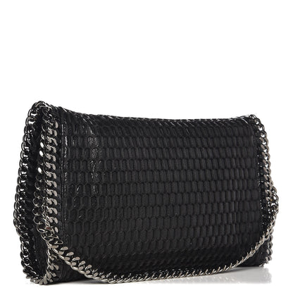 Stella McCartney Net Patent Falabella Clutch Black 3 of 7