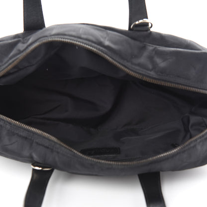 Chanel Nylon Travel Bowler Black 5 of 11