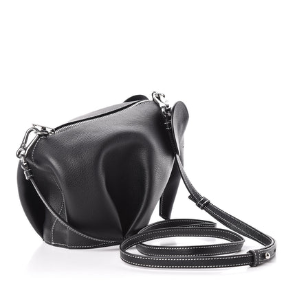 Loewe Calfskin Mini Elephant Crossbody Bag Black 3 of 9