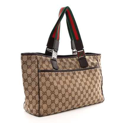 Gucci GG Monogram Web Pop Tote Dark Brown 3 of 10