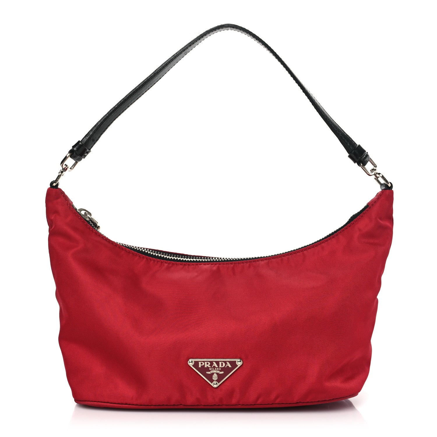 Prada Tessuto Sirio Pochette Rosso 1 of 9
