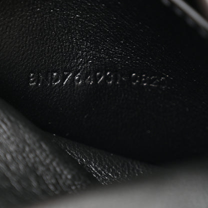 Saint Laurent Lambskin Small Cassandre Envelope Pouch Black 7 of 8