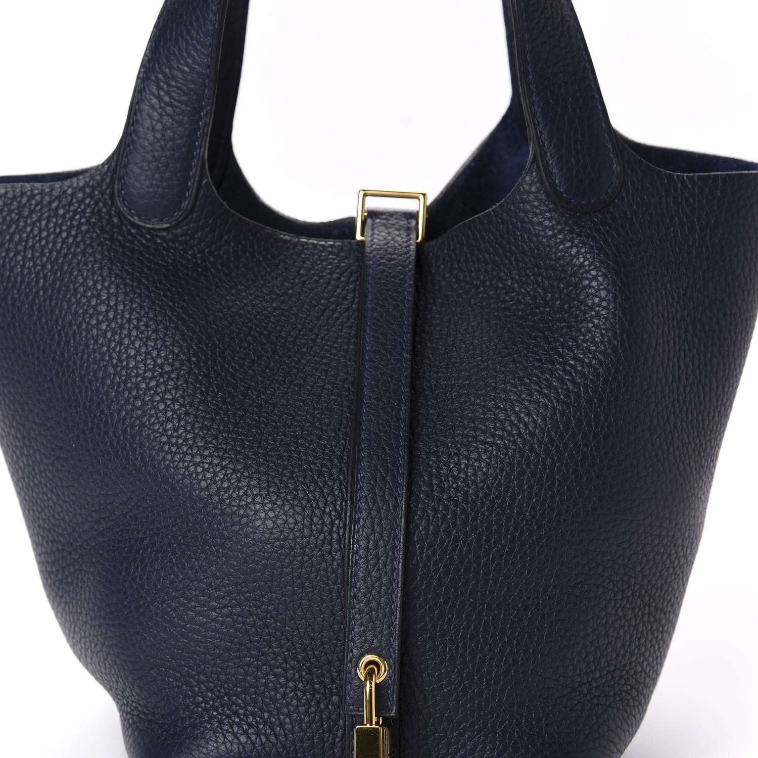 Hermes Taurillon Clemence Picotin Lock 18 PM Bleu Nuit 10 of 10