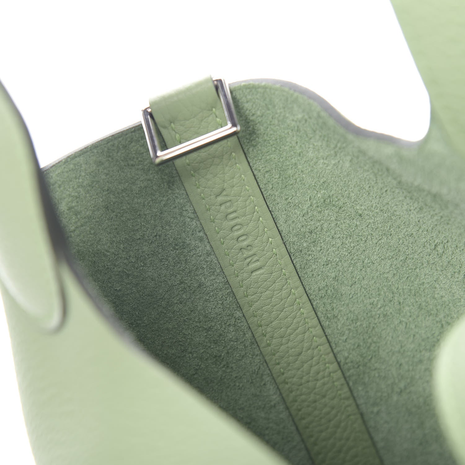 Hermes Taurillon Clemence Picotin Lock 22 MM Vert Criquet 11 of 13