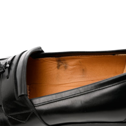 Gucci Calfskin Mens Tassel Loafers 8 Black 14 of 17