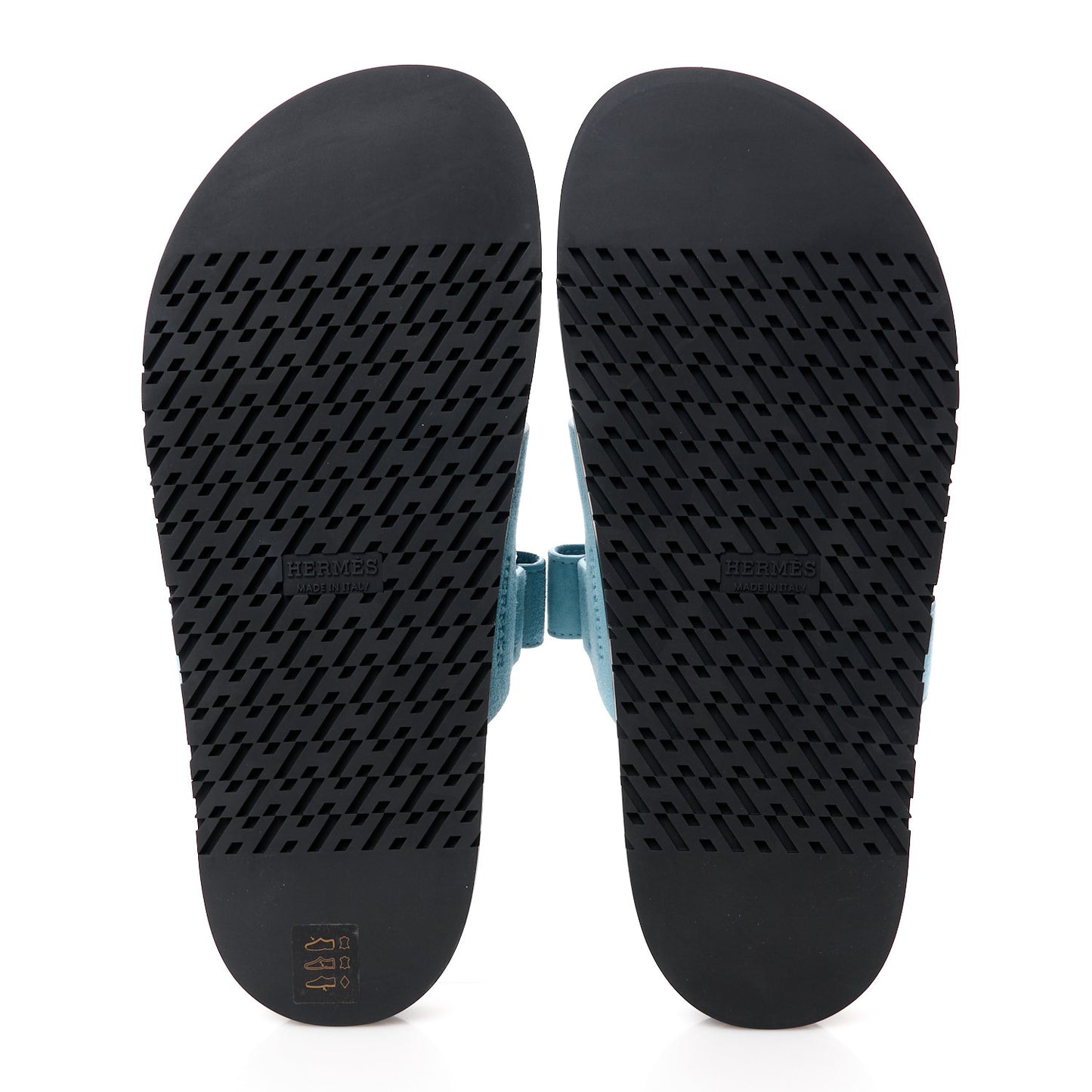 Suede Goatskin Womens Chypre Sandals 39 Bleu Mineral