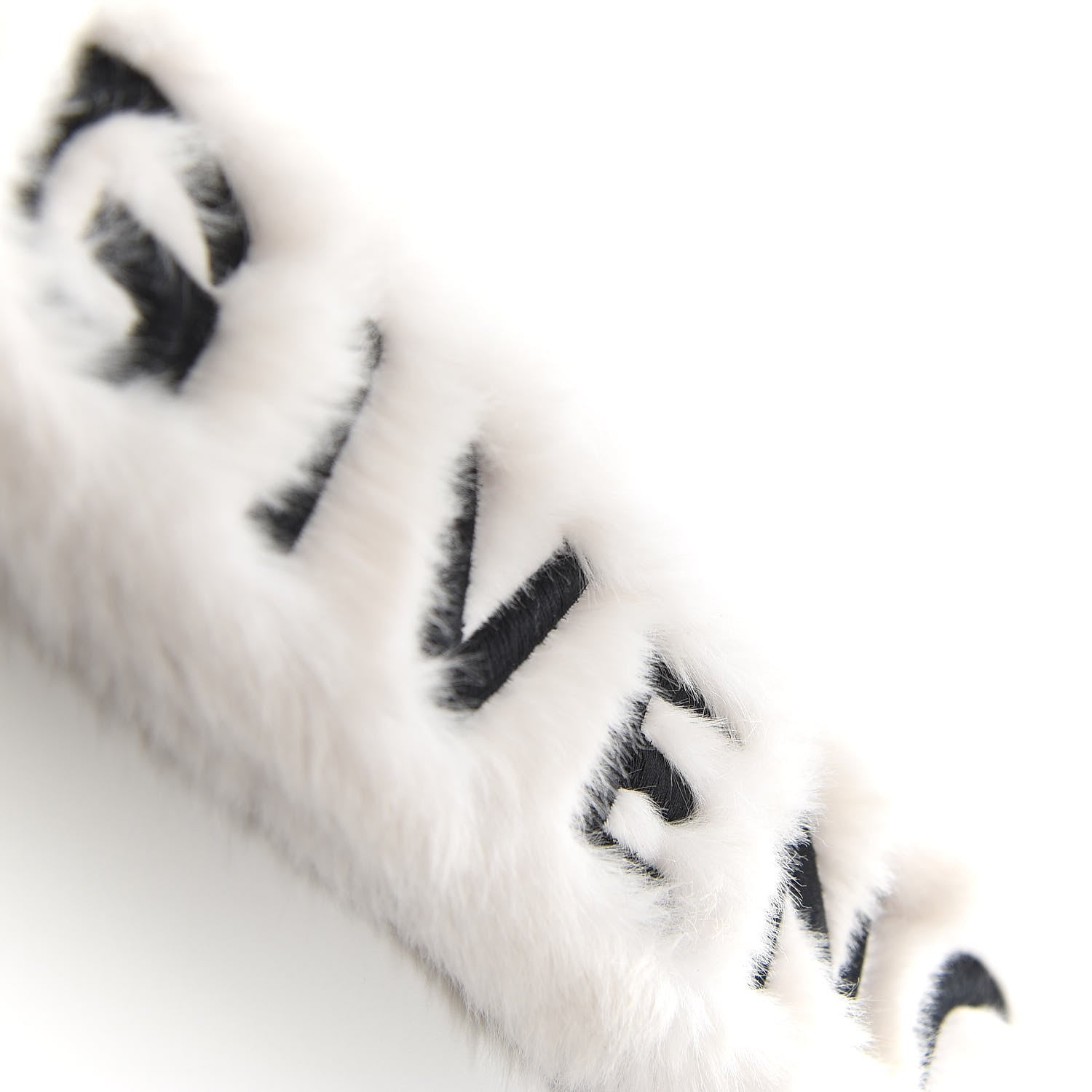 Givenchy Faux Fur Logo Bag Strap White 4 of 6