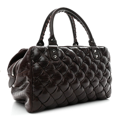 Balenciaga Chevre Quilted Matelasse MM Sienna 7 of 23