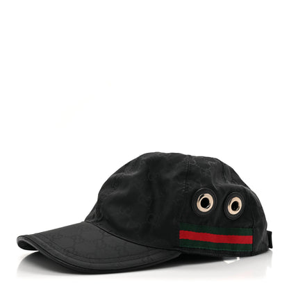 Gucci Monogram Web 500 by Gucci Baseball Hat XL Black 1 of 8