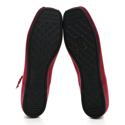 Christian Dior Satin Grosgrain D-Joy Ballet Flats 38 Scarlet 5 of 9