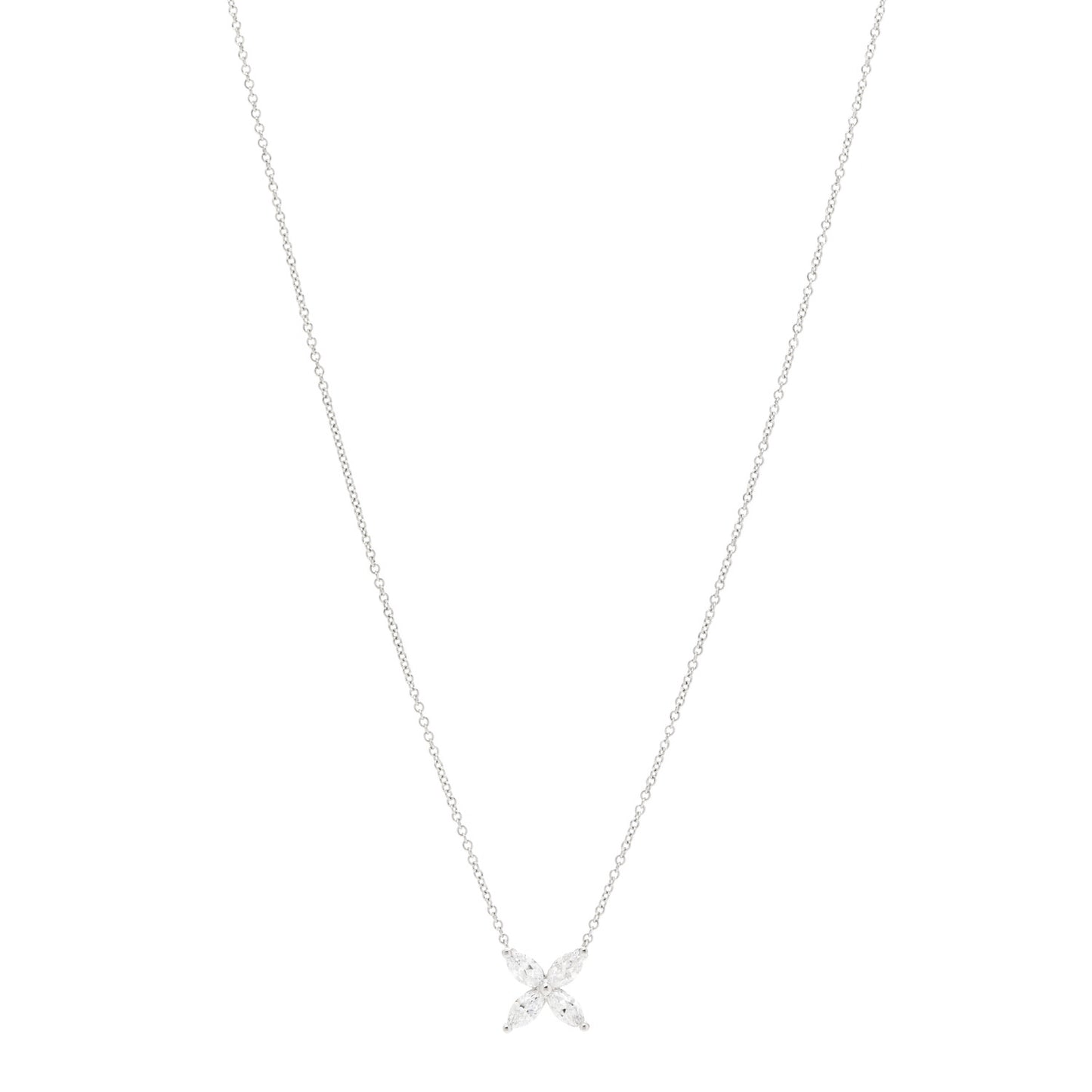 Platinum Diamond Medium Victoria Necklace